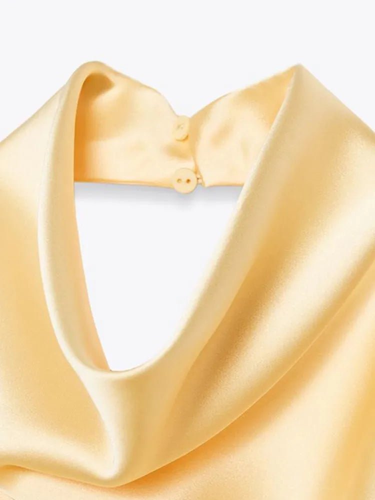 Dames Getailleerde Top – Halter, Geschikt voor Zomer en Casual Gebruik