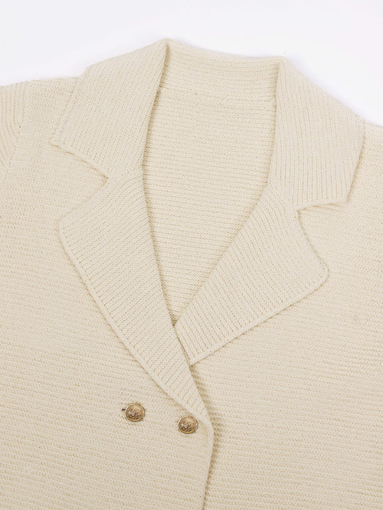 Losse beige blazer