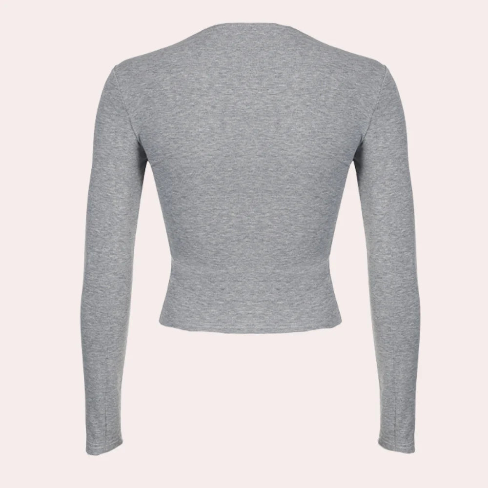 Stijlvolle top met vierkante hals
