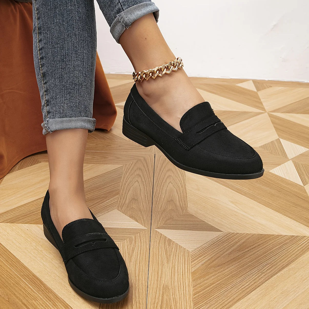 Suède Slip-On Loafers