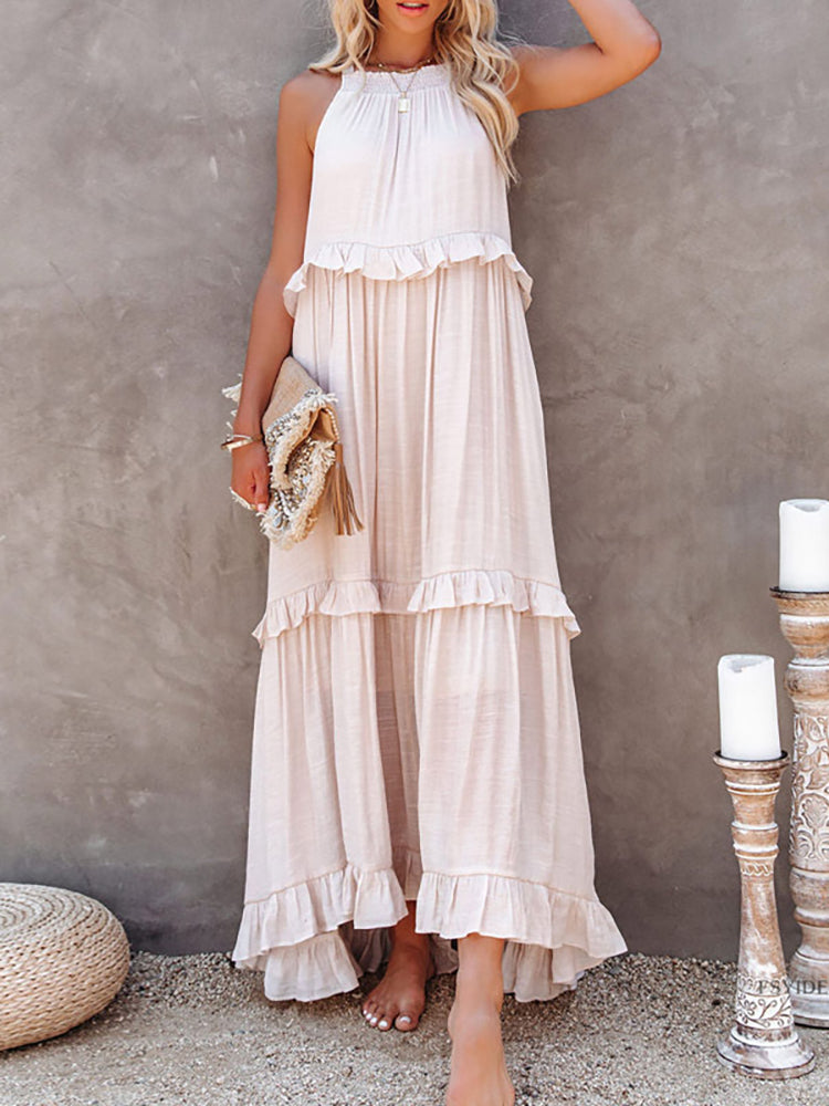 Zelma | Casual en comfortabele zomerjurk met halterneck