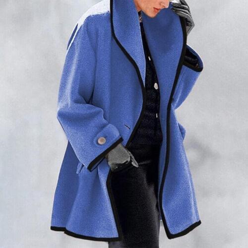 Elegante Wollen Jas | Dames lange jas van premium wol met luxe warmte