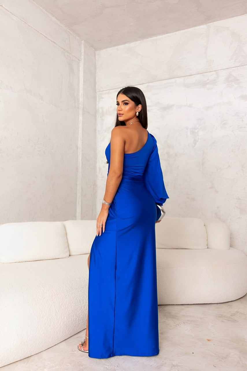 Clarissa | Dames One‑Shoulder Jurk met Asymmetrisch Design – Elegante Avondjurk voor Zelfverzekerde Looks