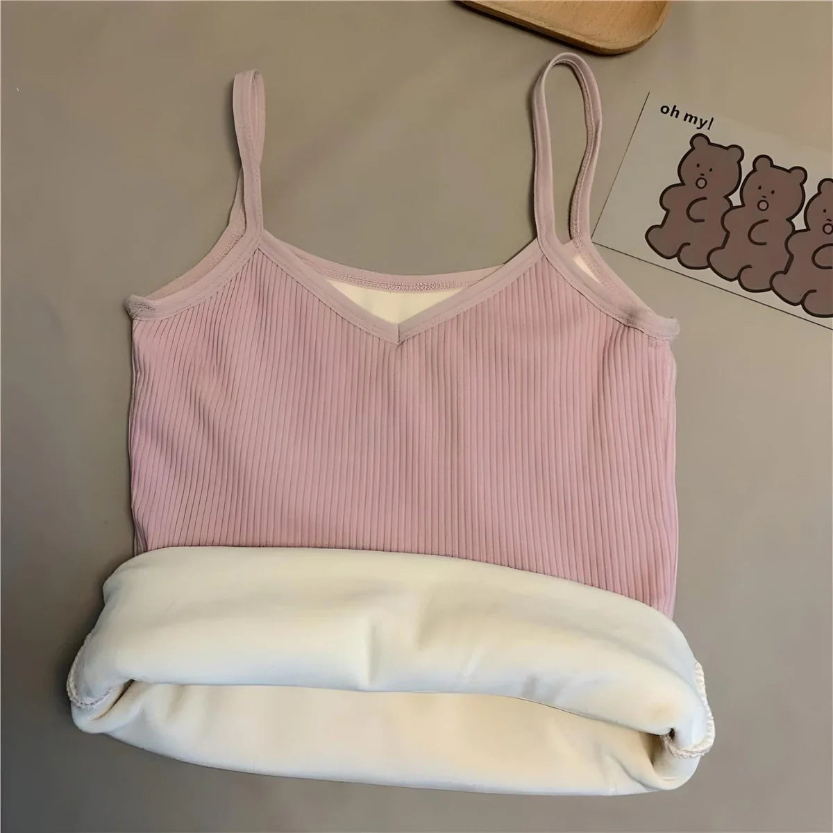 Zachte fleece top voor dames
