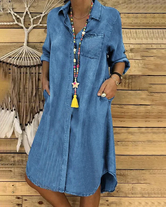 Zephyr - Denim Jurk