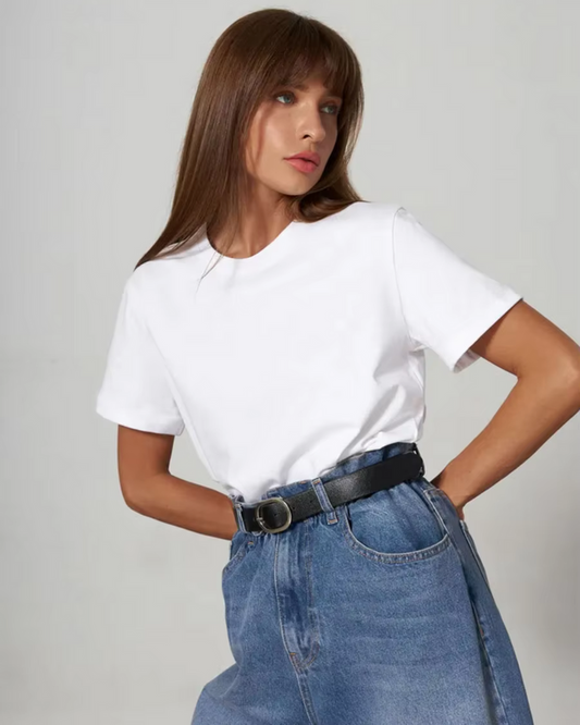 Ziah - Basis T-shirt Met Korte Mouwen