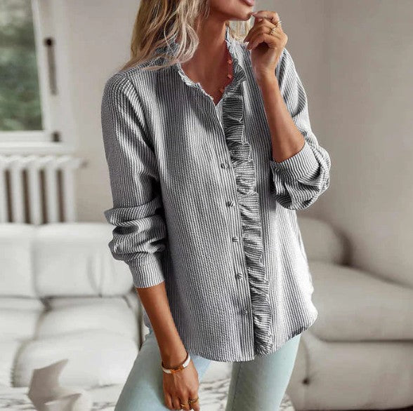 Zuleika - Elegante Blouse Met Ruches