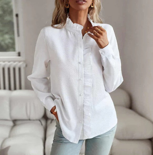 Zuleika - Elegante Blouse Met Ruches