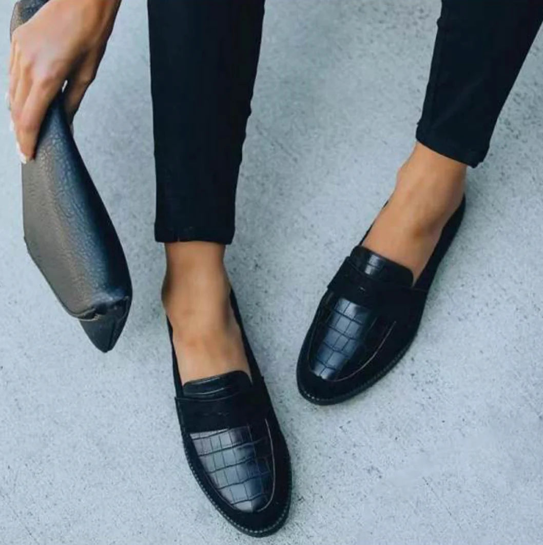 Zwart loafers voor dames